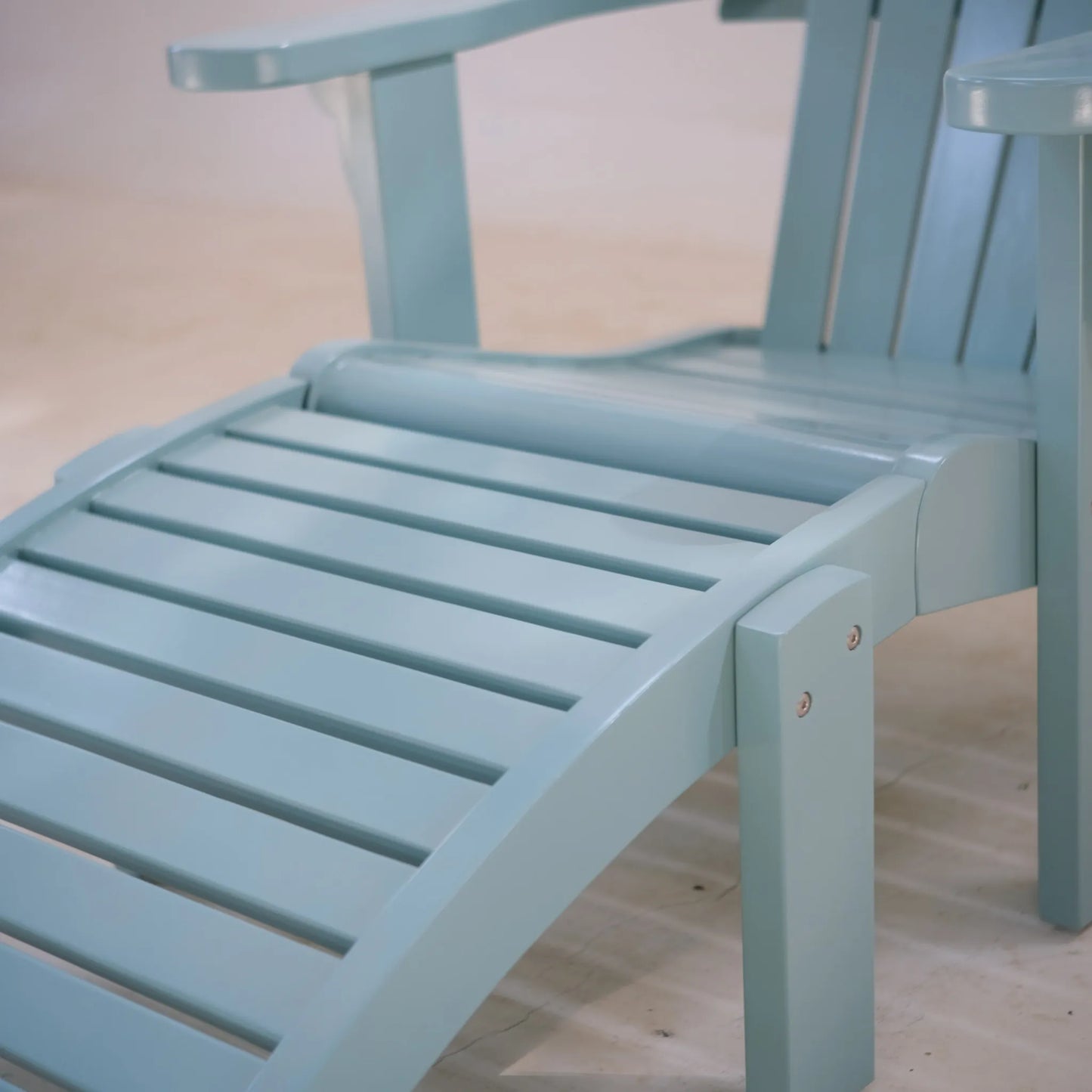 Voulisma - Chaise Adirondack avec repose-pieds