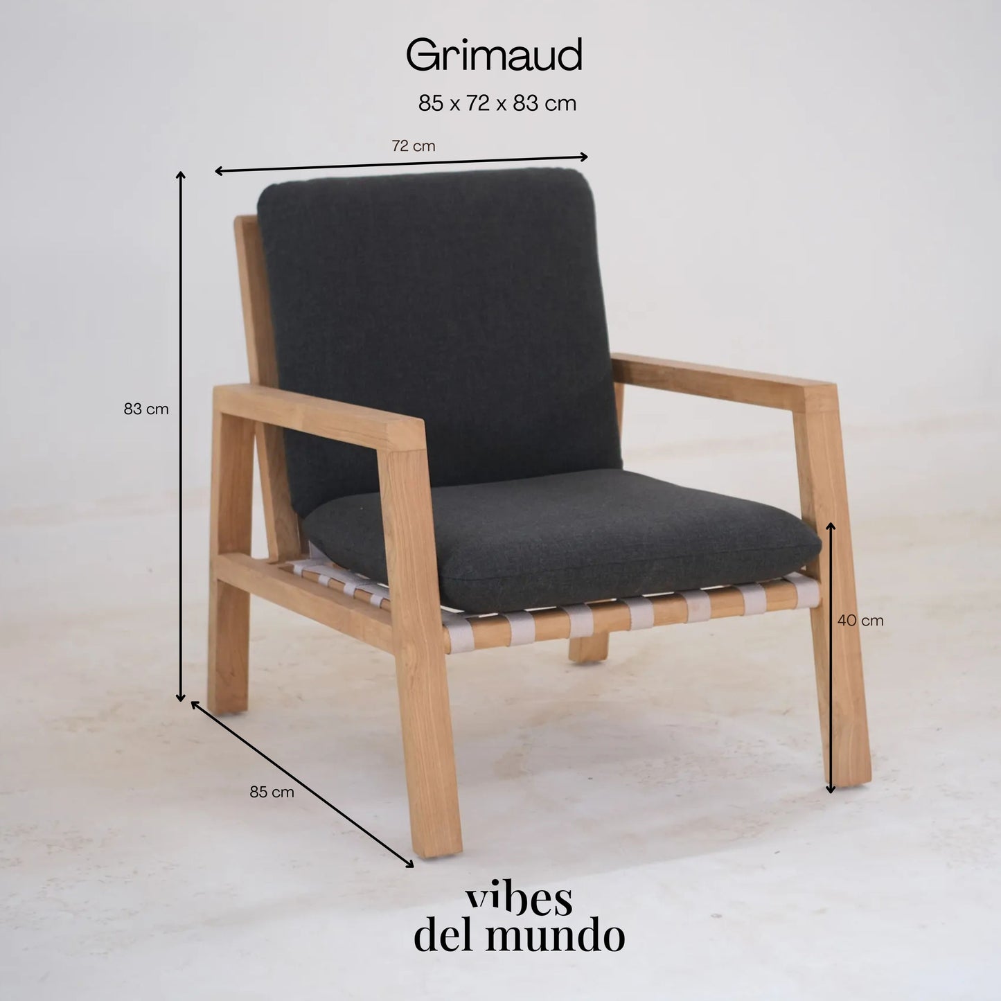 Grimaud - Fauteuil lounge