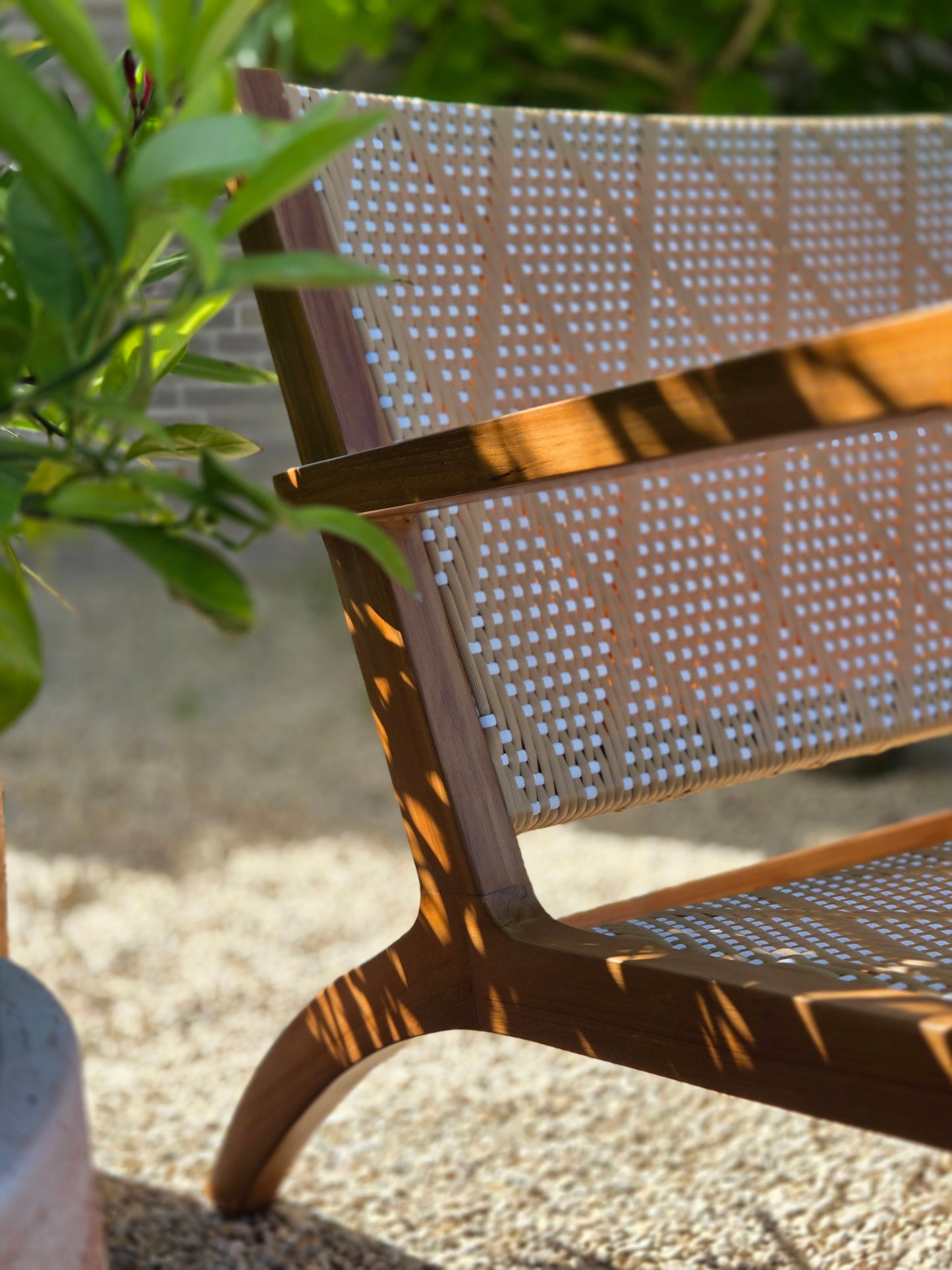 Chetumal - Teak and Rattan Lounge chair