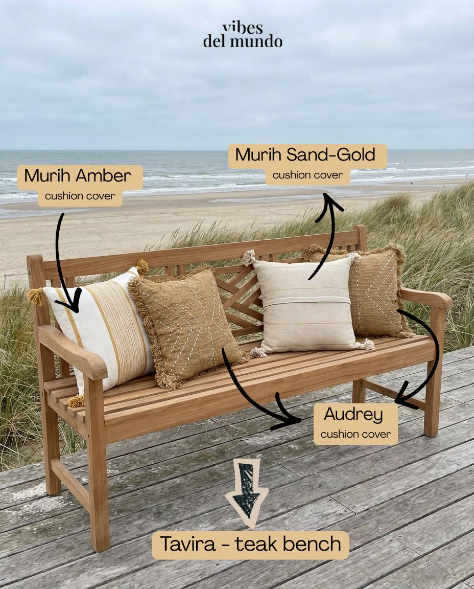 Murih (Sand-Gold) - Cushion cover