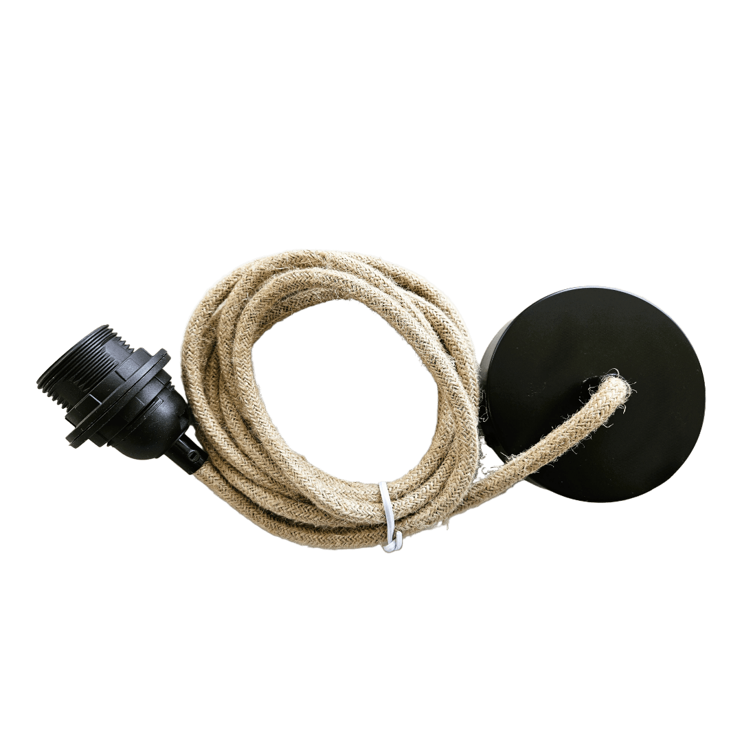 Fitting Lamps Ceiling - Natural Black - Vibes del Mundo