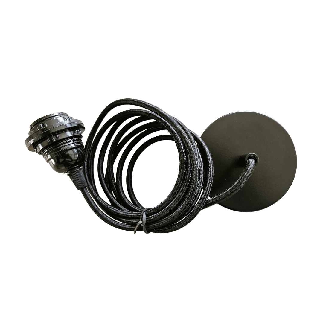 Fitting Lamps Ceiling - Linen Black - Vibes del Mundo