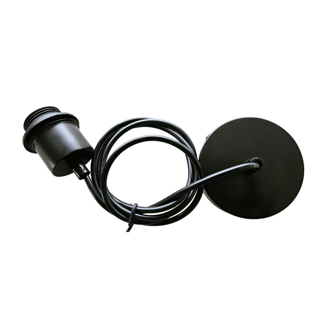 Fitting Lamps Ceiling - Plastic Black - Vibes del Mundo