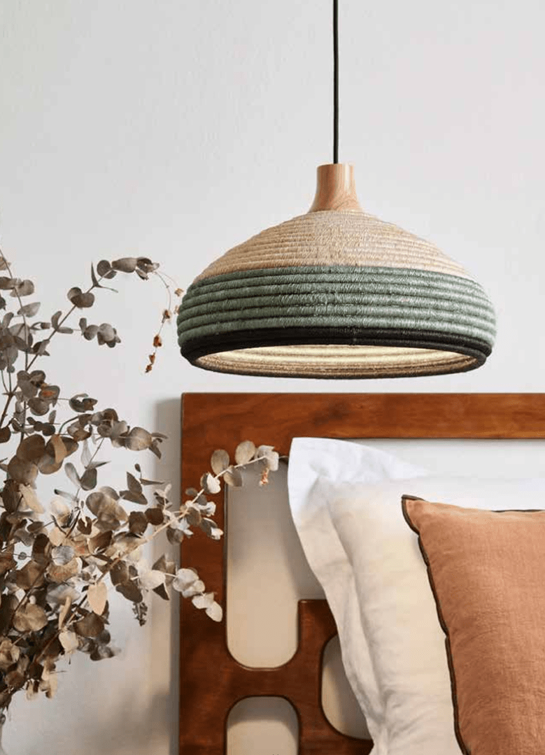 Grass Blue Pendant Lamp - Vibes del Mundo