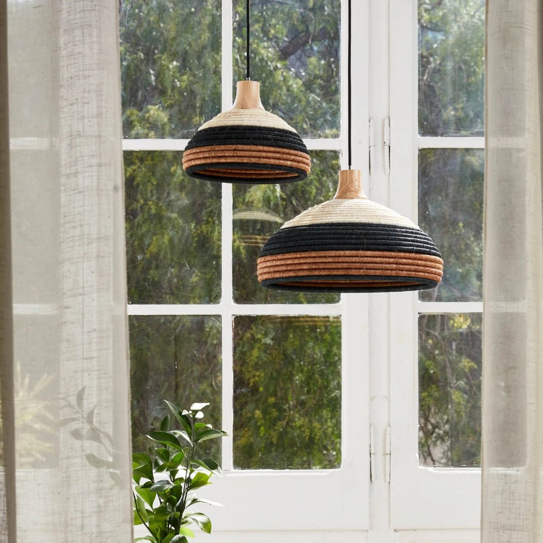 Grass Brown Pendant Lamp - Vibes del Mundo