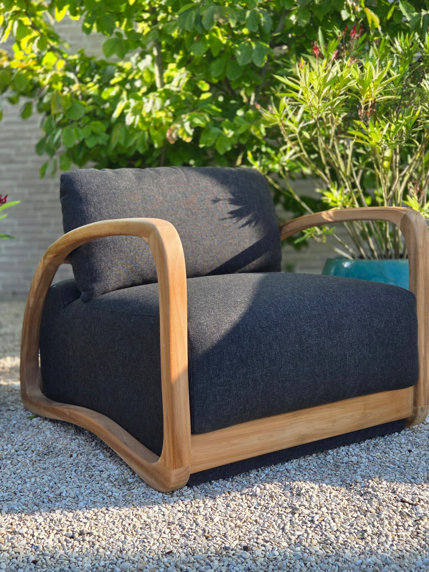 Adrian - Lounge stoel in teakhout