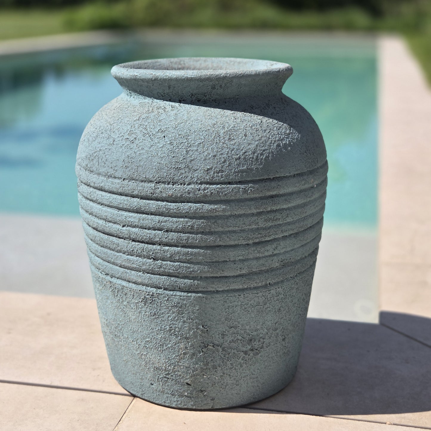Luisa-Eucalipto - Vaso in terracotta fatto a mano