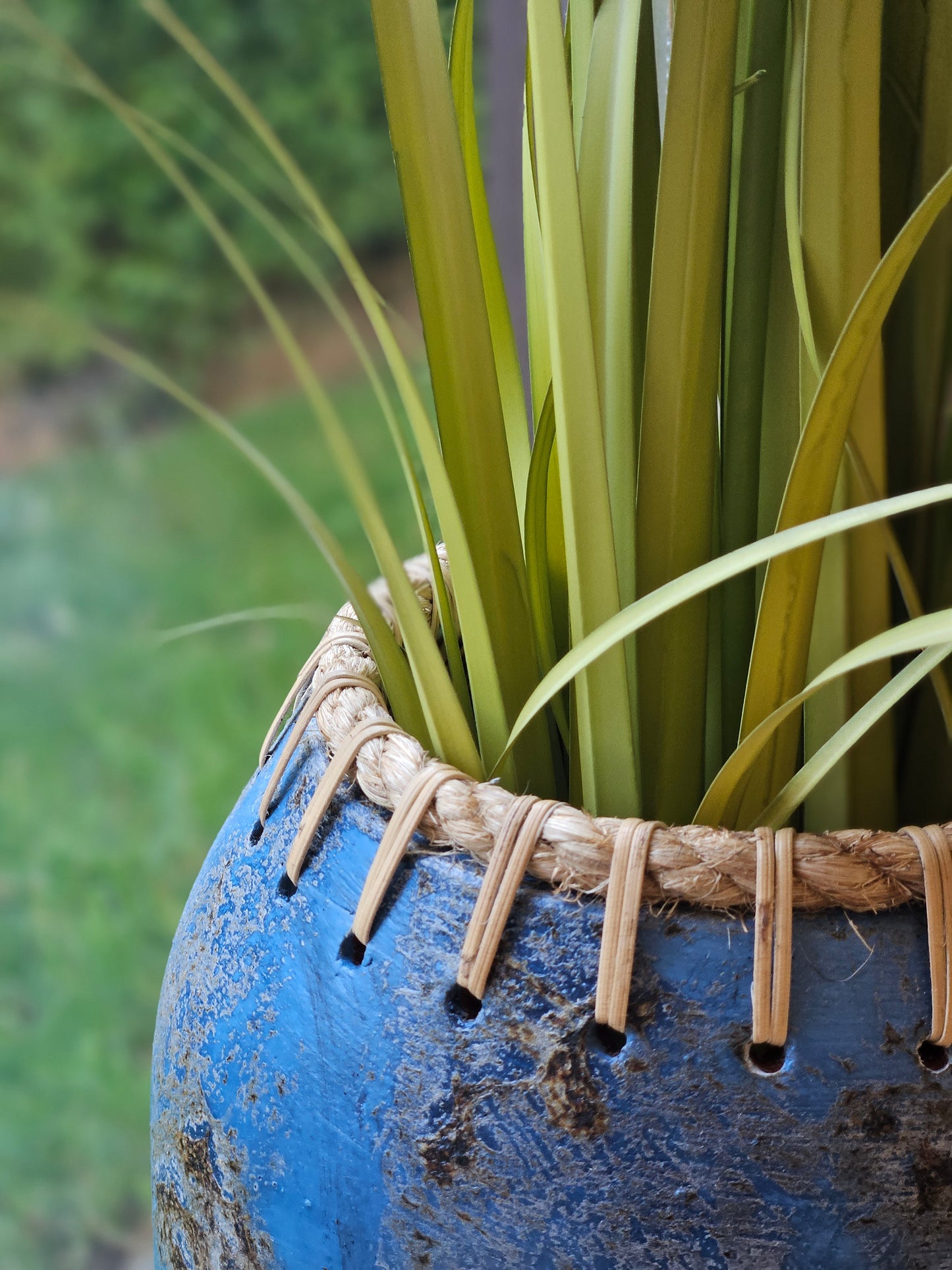 Biruni - Detail of Ceramic vase in boho style