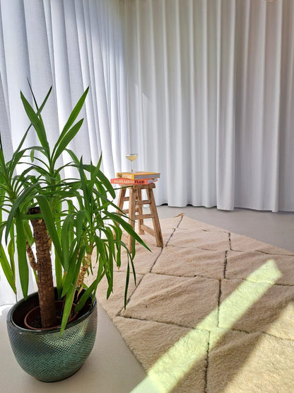 Beni Ouarain - Rug (White/Black) - Vibes del Mundo
