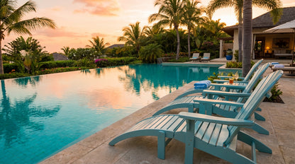 Voulisma - Adirondack chair with footstool