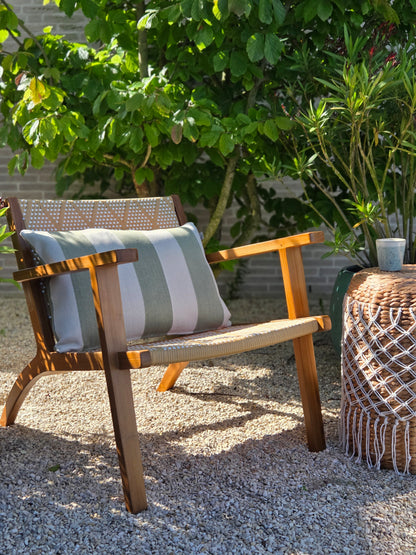 Chetumal - Teak and Rattan Lounge chair
