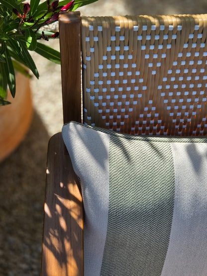 Chetumal - Teak and Rattan Lounge chair