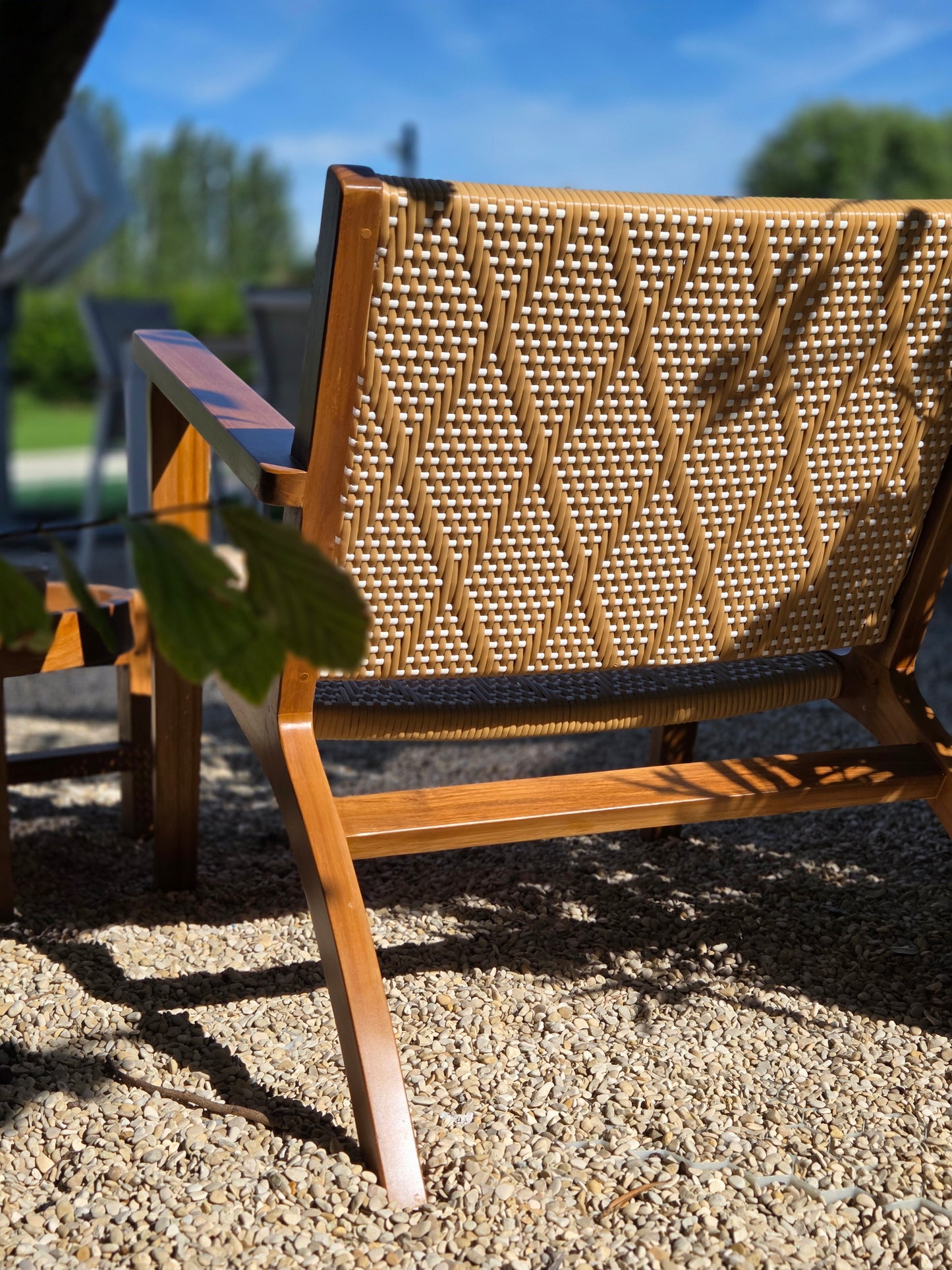 Chetumal - Teak and Rattan Lounge chair