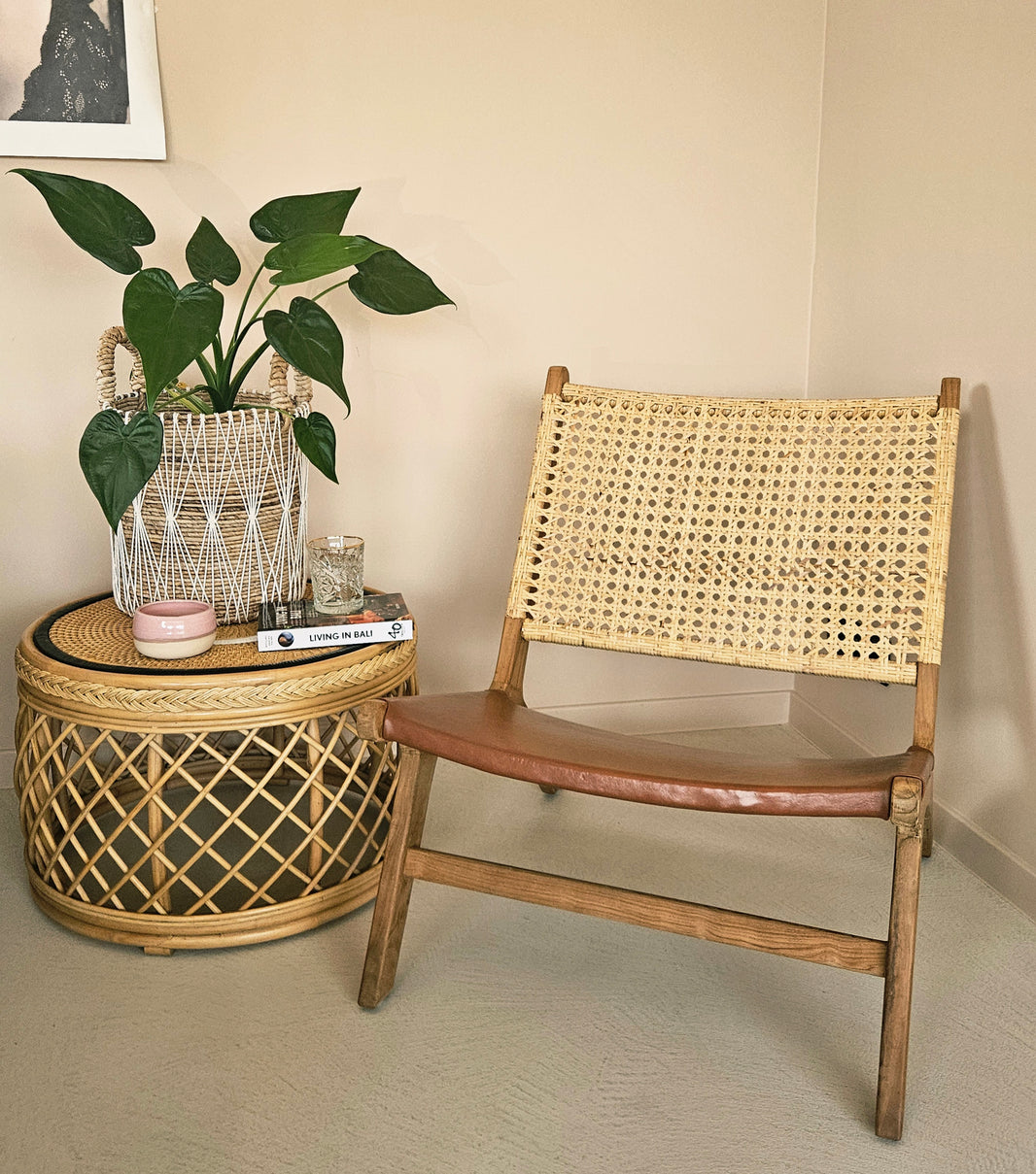 Handcrafted Rattan Coffee Table