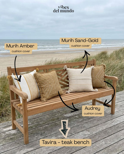 Murih (Sand-Gold) - Cushion cover