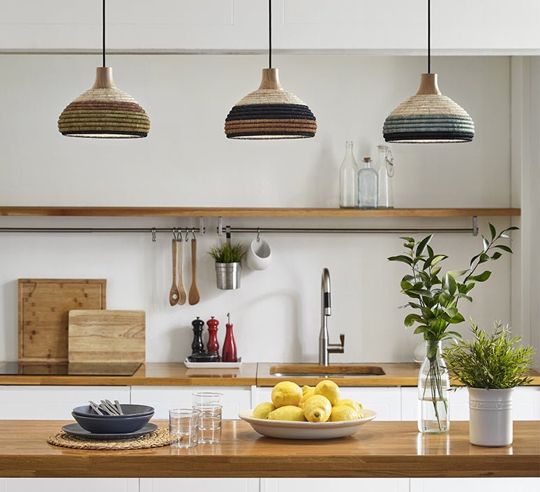 Grass Brown Pendant Lamp - Vibes del Mundo