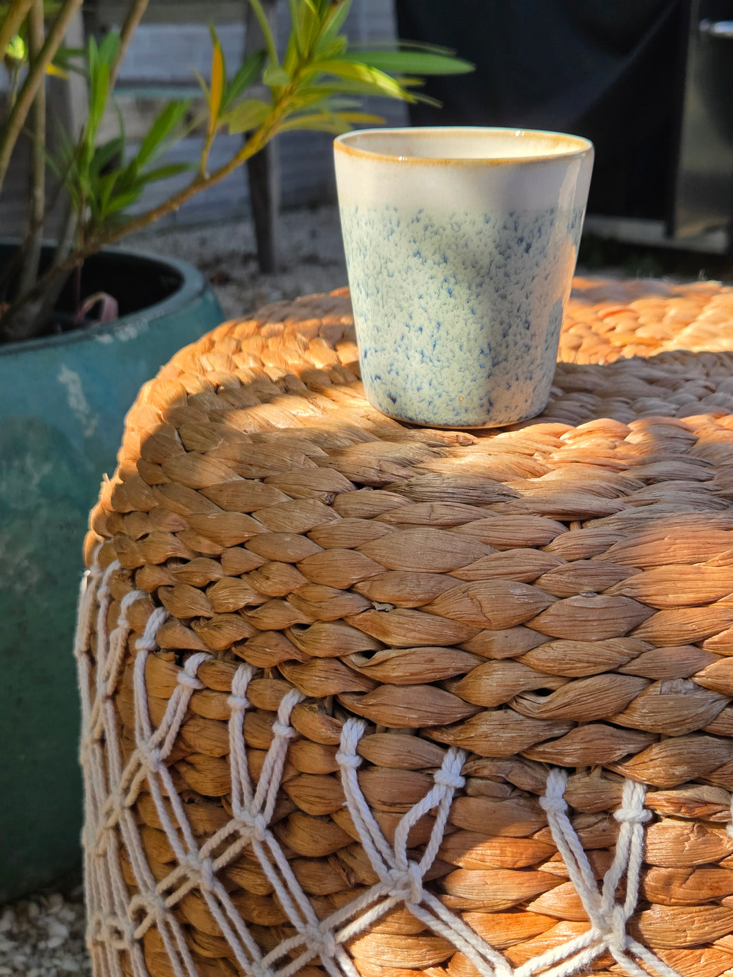 Claudia - Water Hyacinth Pouf or Stool