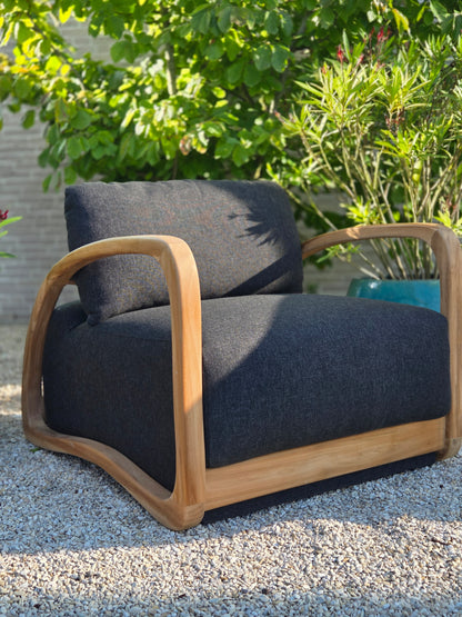 Adrian - Lounge stoel in teakhout