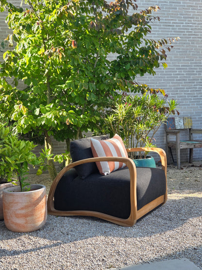 Adrian - Lounge stoel in teakhout