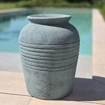 Luisa-Eukalyptus – handgefertigte Terrakottavase