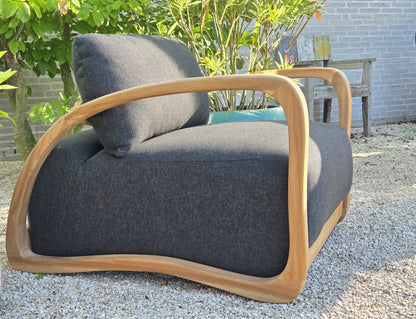 Adrian - Lounge stoel in teakhout