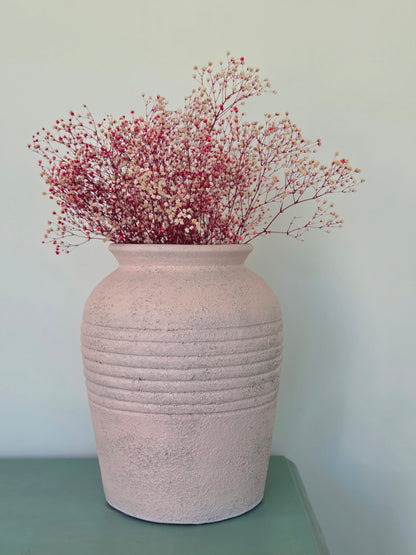 Luisa-Pastel – handgefertigte Terrakottavase